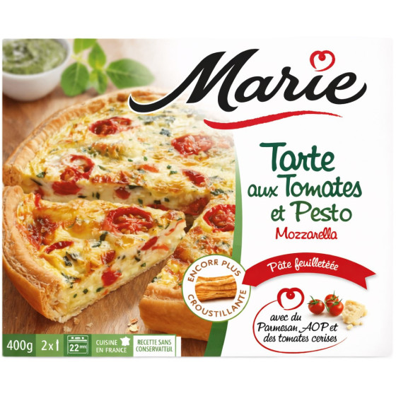 TARTE AUX TOMATES ET PESTO MARIE 400G