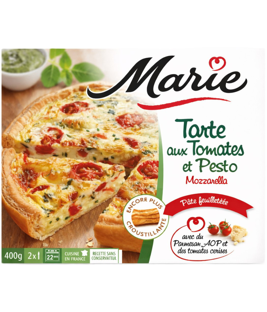 TARTE AUX TOMATES ET PESTO MARIE 400G