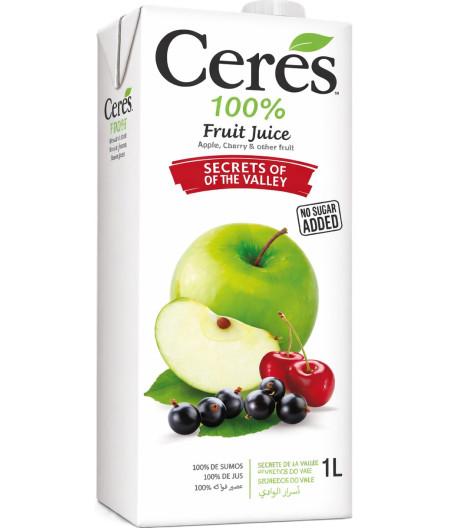 JUS DE FRUITS SANS SUCRE AJOUTE CERES 1L
