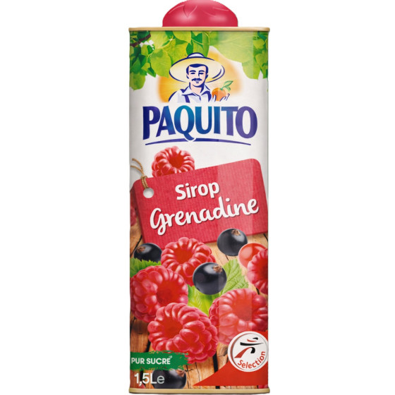 SIROP GRENADINE PAQUITO 1.5L