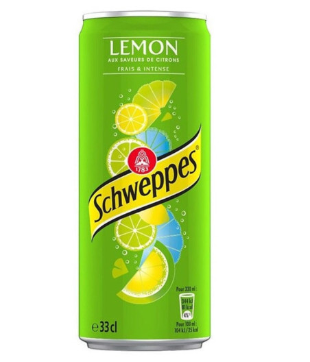 BOISSON SAVEUR CITRON ET CITRON VERT SCHWEPPES 33CL