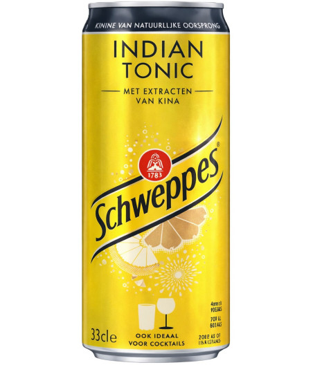 BOISSON INDIAN TONIC SCHWEPPES 33CL