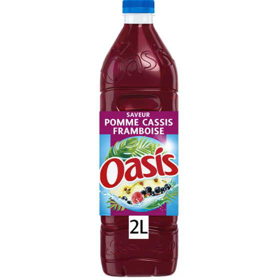 BOISSON POMME CASSIS FRAMBOISE OASIS 2L