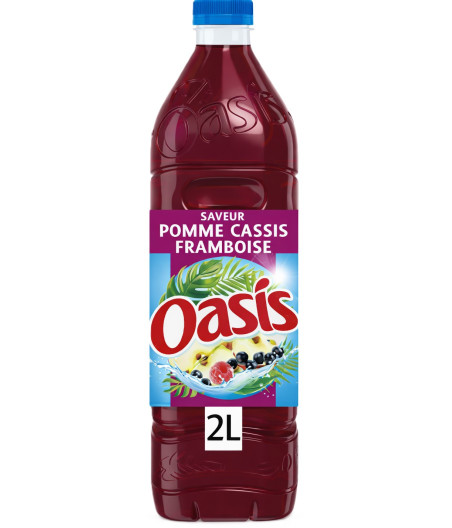 BOISSON POMME CASSIS FRAMBOISE OASIS 2L