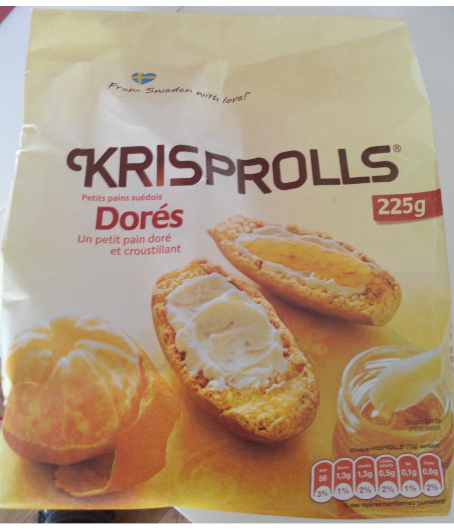 PETITS PAINS SUEDOIS DORES 225 G