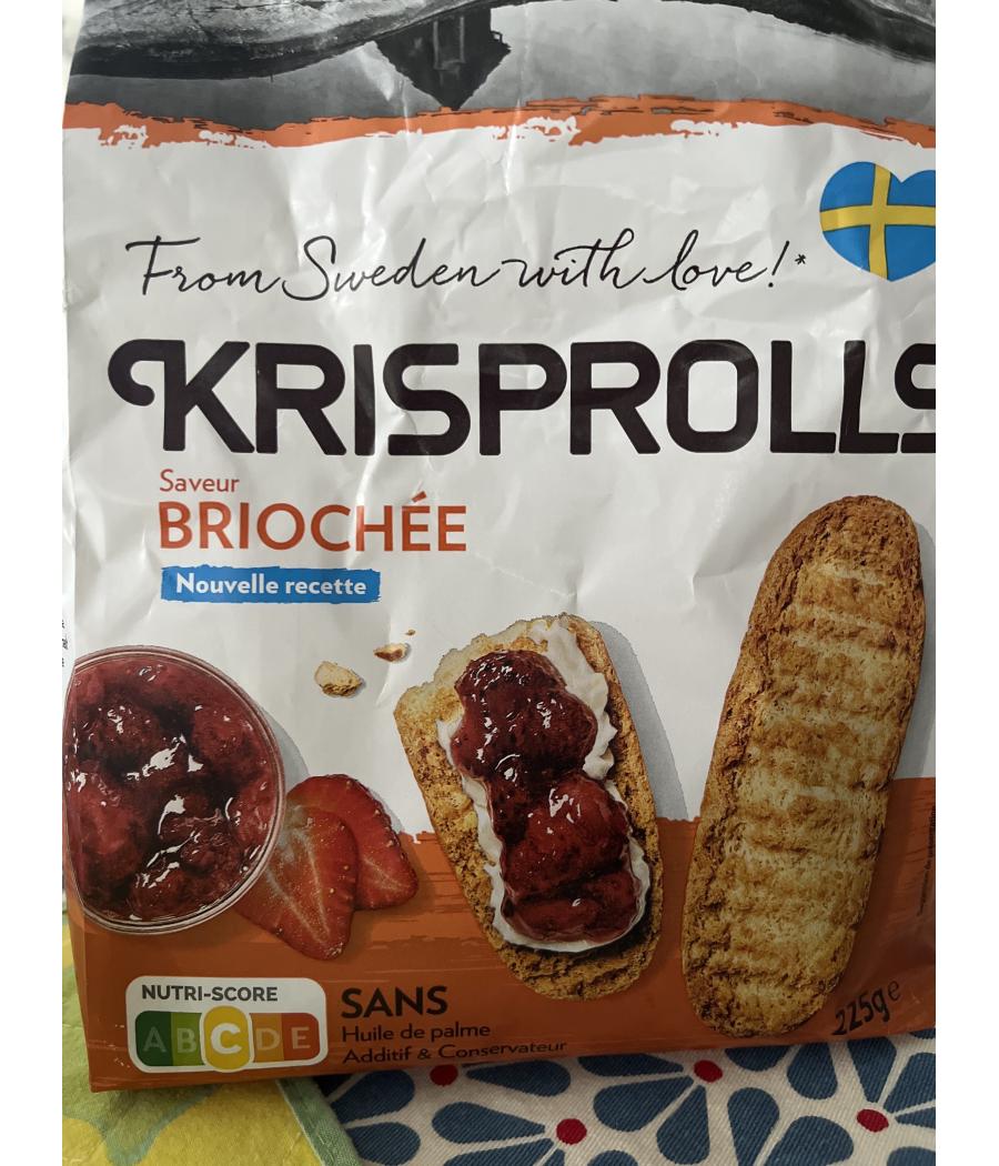 KRISPROLLS BRIOCHEE 225GR