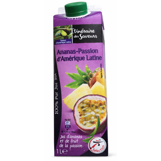 JUS ANANAS PASSION ITINERAIRE DES SAVEURS 1L