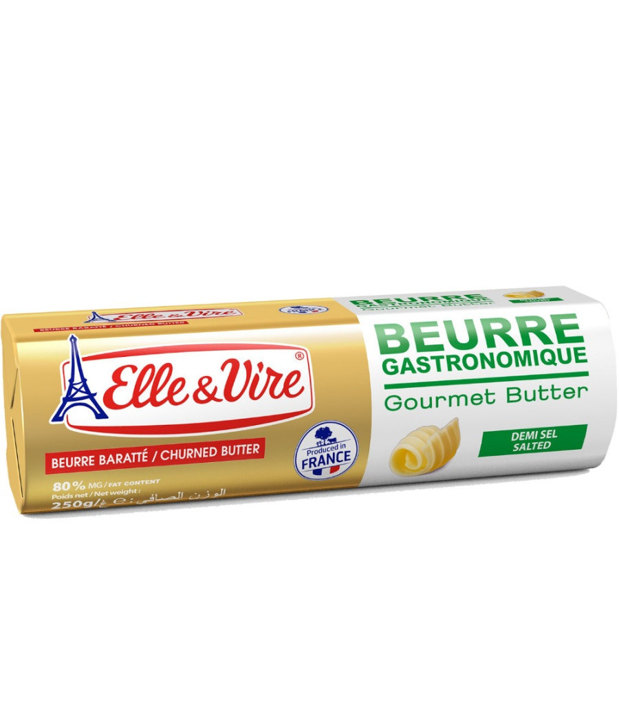 BEURRE DEMI SEL ELLE&VIRE 250G