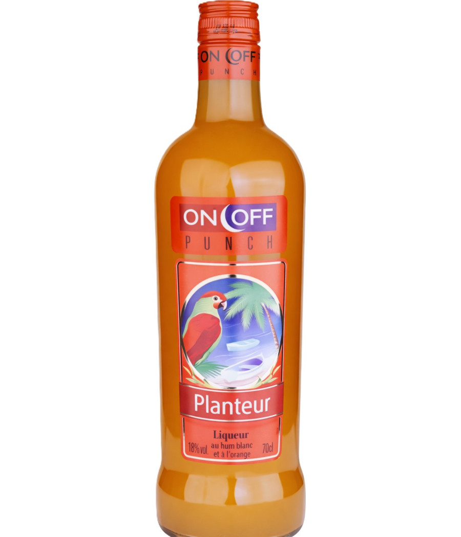 LIQUEUR AU RHUM PUNCH PLANTEUR ON OFF 70CL