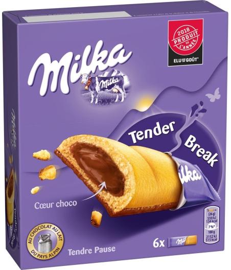 BISCUITS TENDER BREAK MILKA 156G