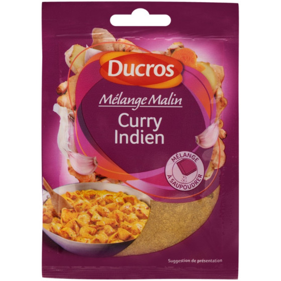 FOND DE SAUCE MELANGE POUR CURRY INDIEN DUCROS 20G