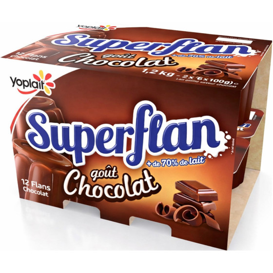 SUPERFLAN GOUT CHOCOLAT YOPLAIT