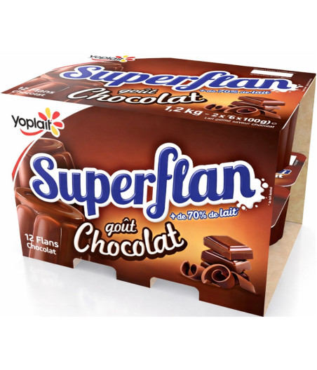 SUPERFLAN GOUT CHOCOLAT YOPLAIT