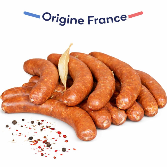 MERGUEZ SURGELE ORIGINE POLOGNE FRENCH LABEL 2,5KG