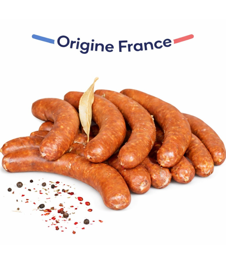 MERGUEZ SURGELE ORIGINE POLOGNE FRENCH LABEL 2,5KG
