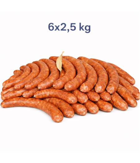 MERGUEZ SURGELEES ORIGINE POLOGNE FRENCH LABEL 6X2.5KG