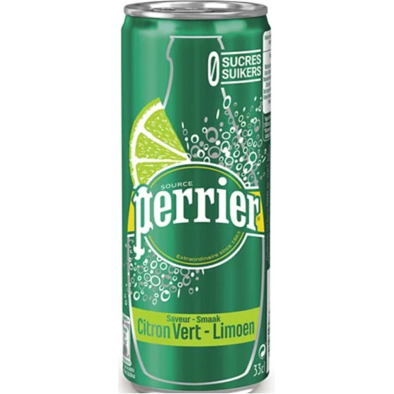 EAU GAZEUSE CITRON VERT PERRIER 33CL