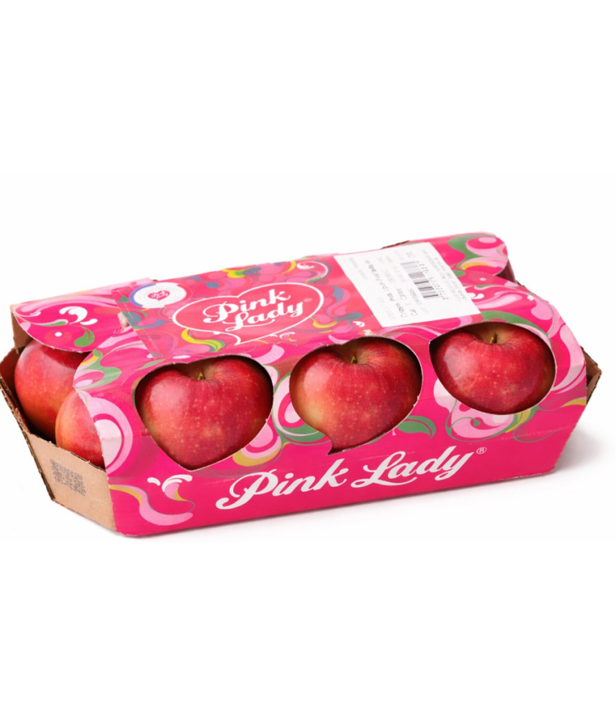 LOT DE 4 POMMES PINK LADY