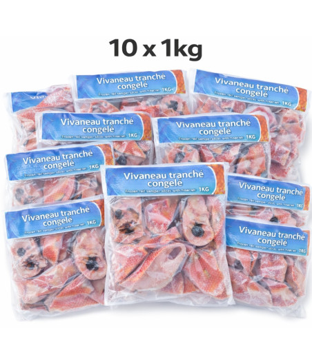 DARNE VIVANEAU TRANCHE SURGELE ORIGINE INDONESIE 10X1KG SOIT 10KG