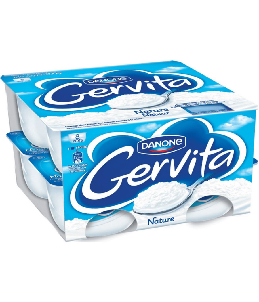 FROMAGE BLANC MOUSSE NATURE GERVITA 4X100G