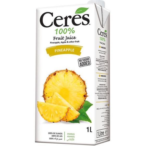 JUS D'ANANAS CERES 1L