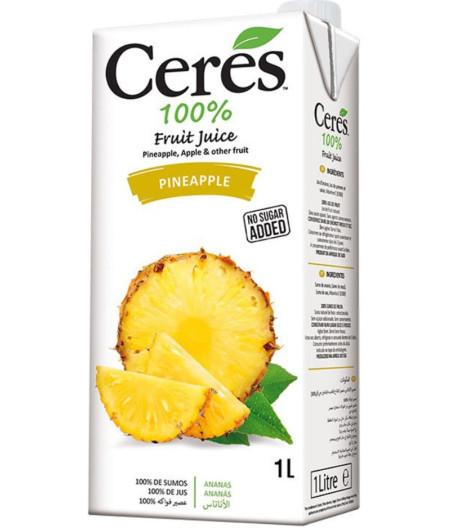 JUS D'ANANAS CERES 1L