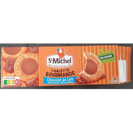 LA GALETTE GOURMANDE  CHOCOLAT AU LAIT ST MICHEL 121G