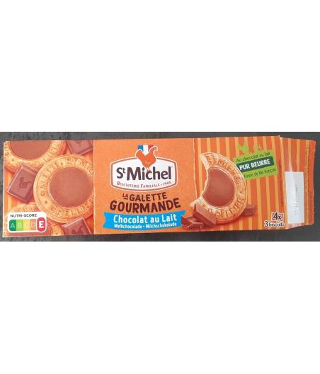 LA GALETTE GOURMANDE  CHOCOLAT AU LAIT ST MICHEL 121G