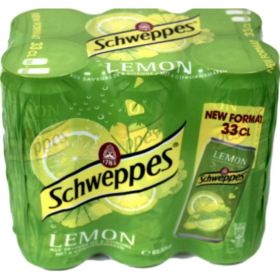 BOISSON SAVEUR LEMON SCHWEPPES 33CL