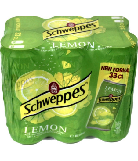 BOISSON SAVEUR LEMON SCHWEPPES 33CL