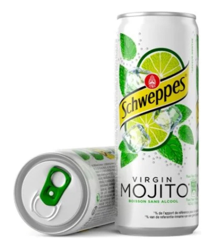 BOISSON VIRGIN MOJITO SCHWEPPES 33CL