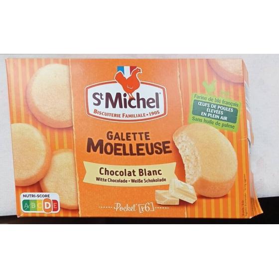 GALETTE MOELLEUSE CHOCOLAT BLANC 180 G