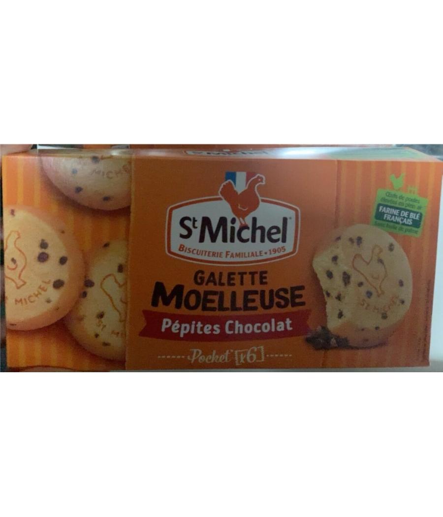GALETTE MOELLEUSE PEPITES DE CHOCOLAT ST MICHEL 180G