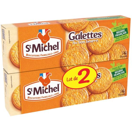 GALETTES AU BON BEURRE ST MICHEL  X2 260G