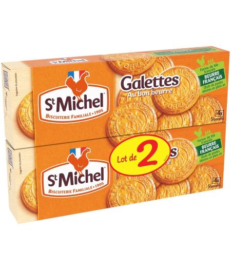 GALETTES AU BON BEURRE ST MICHEL  X2 260G