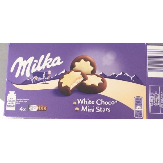 WHITE CHOCO MINI STARS