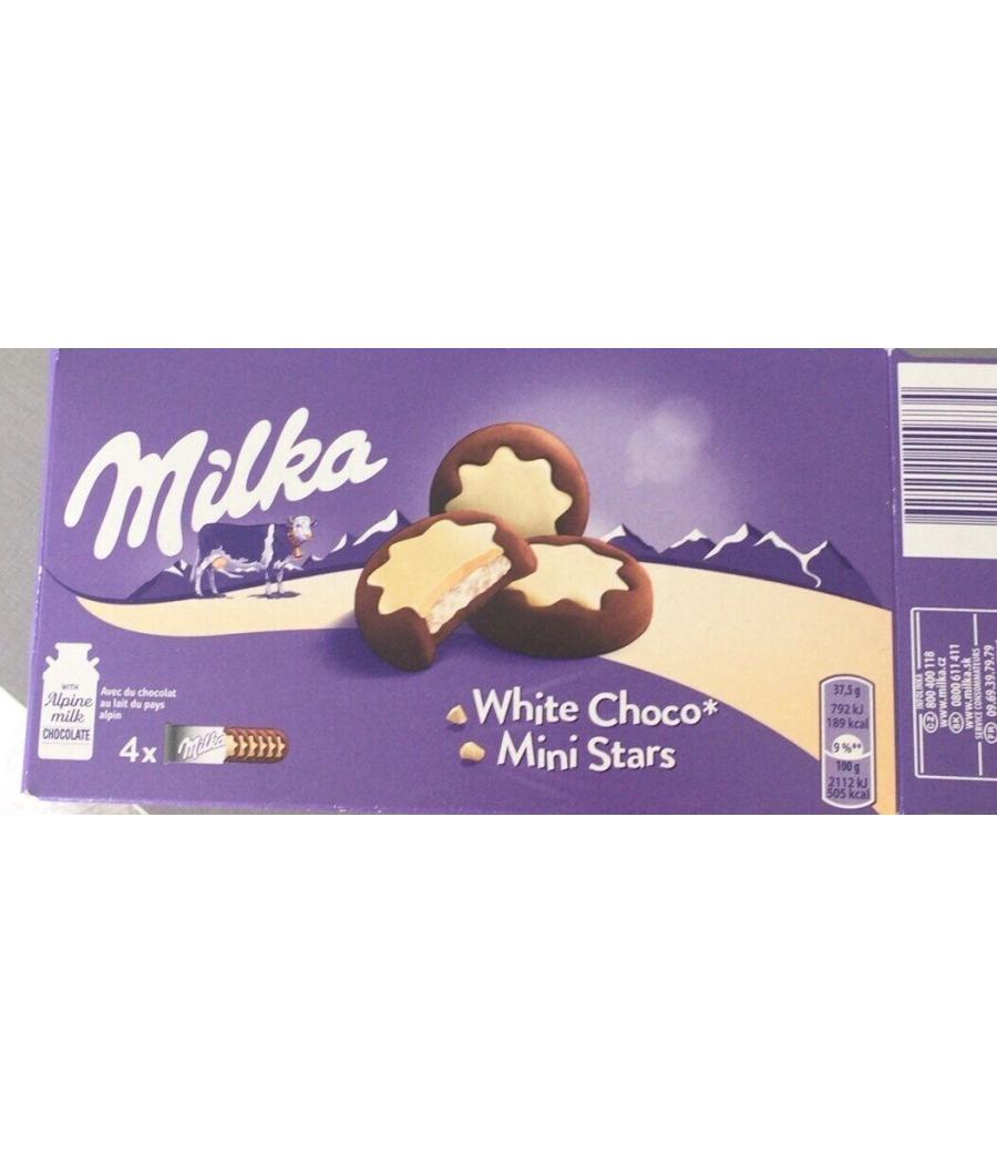 WHITE CHOCO MINI STARS 150G