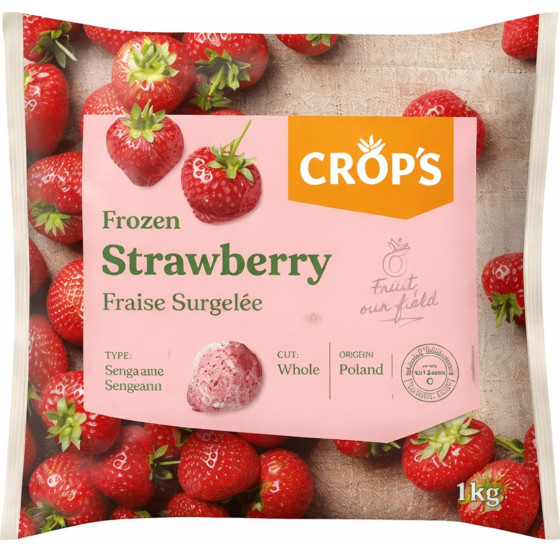 FRAISES SURGELES CROP'S 1KG