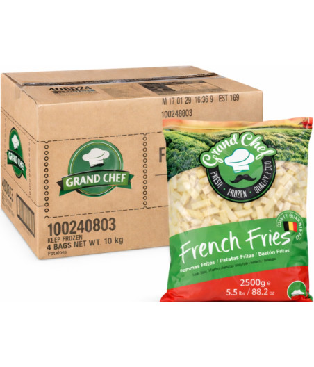 FRITES GRAND CHEF ORIGINE BELGIQUE 4X2,5KG