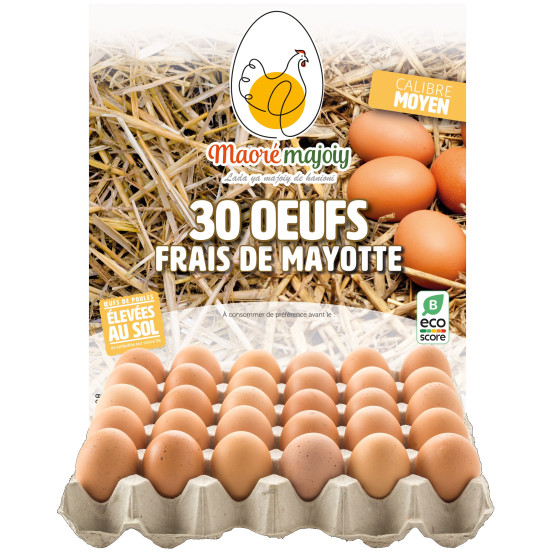 OEUFS FRAIS MAORE MAJOIY X30