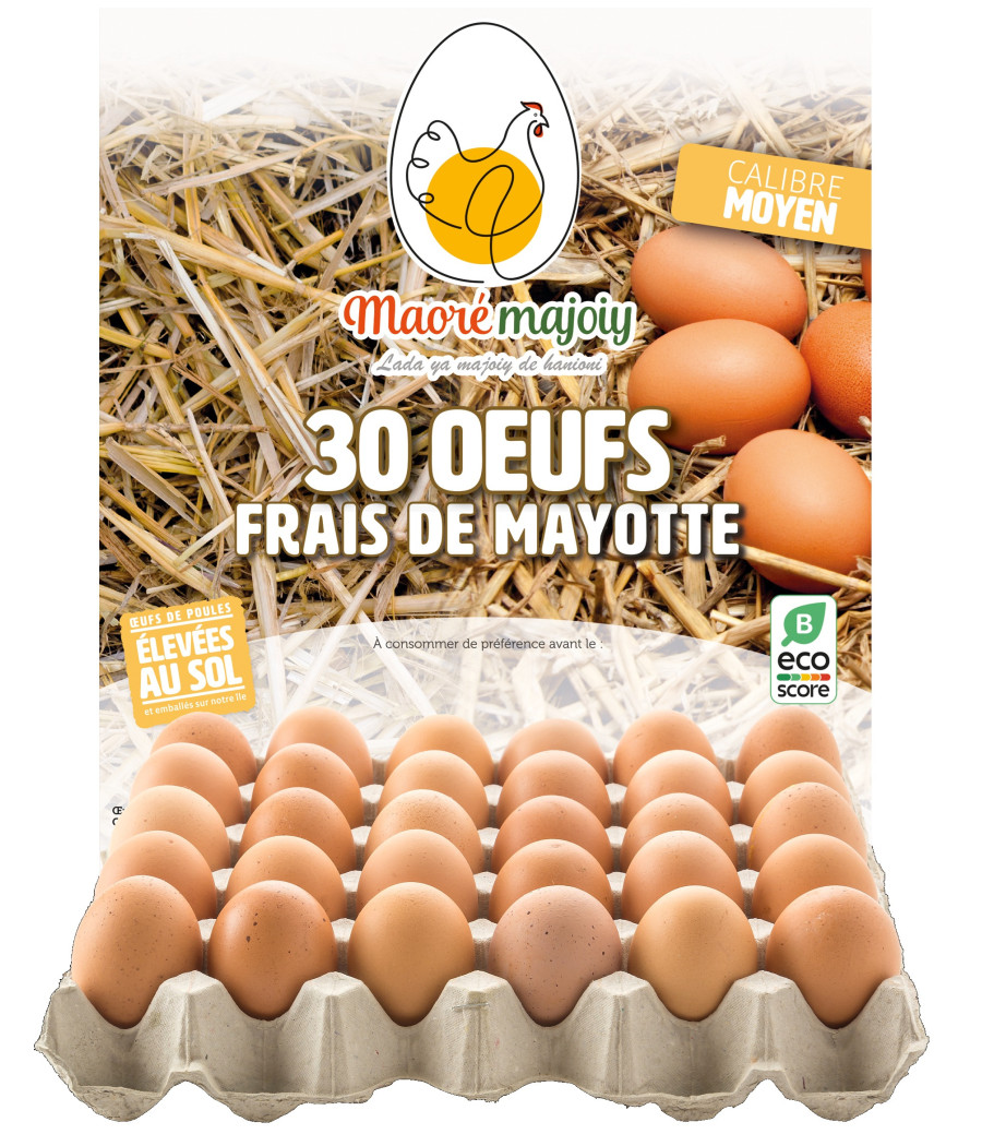 OEUFS FRAIS MAORE MAJOIY X30