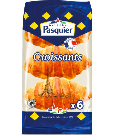 CROISSANT BRIOCHE ORIGINE FRANCE PASQUIER X6