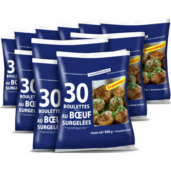 BOULETTES BŒUF ORIGINE FRANCE 8x900G