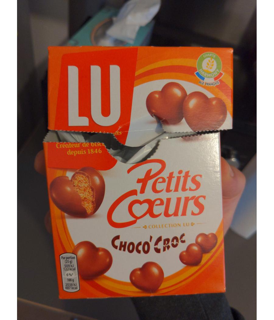 PETITS COEURS CHOCO'CROC 90 G ℮