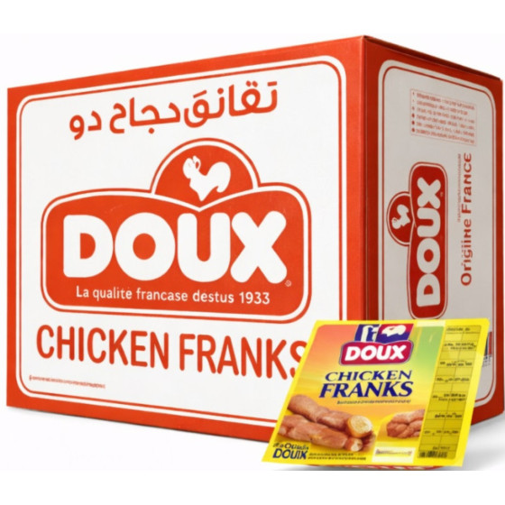 SAUCISSES POULET DOUX ORIGINE FRANCE  24X340G