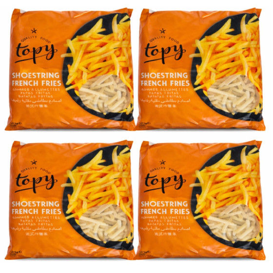 FRITES TOPY ORIGINE PAYS-BAS 4x2,5KG SOIT 10KG