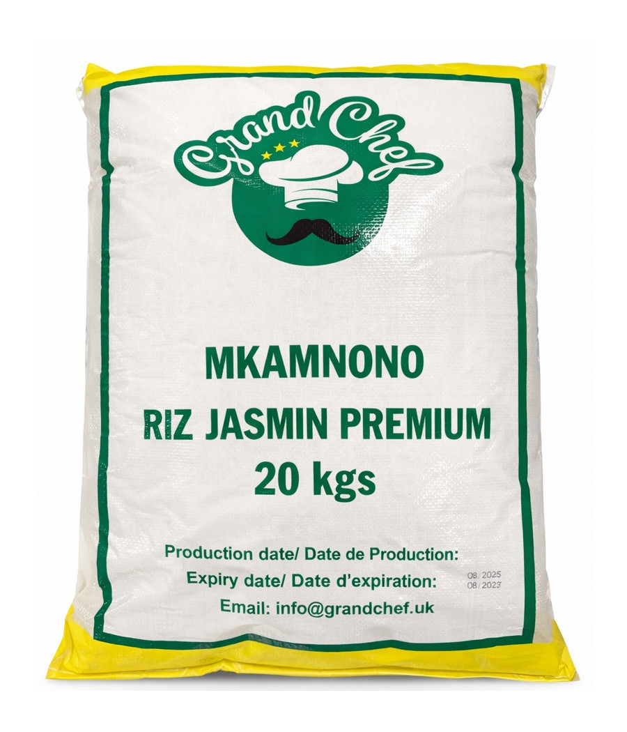 RIZ JASMIN PARFUME ORIGINE ROYAUME-UNI GRAND CHEF  20 KG