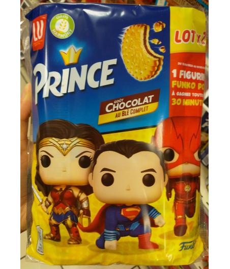 PRINCE, BISCUITS FOURRES PARFUM CHOCOLAT 600 G (2X300G)