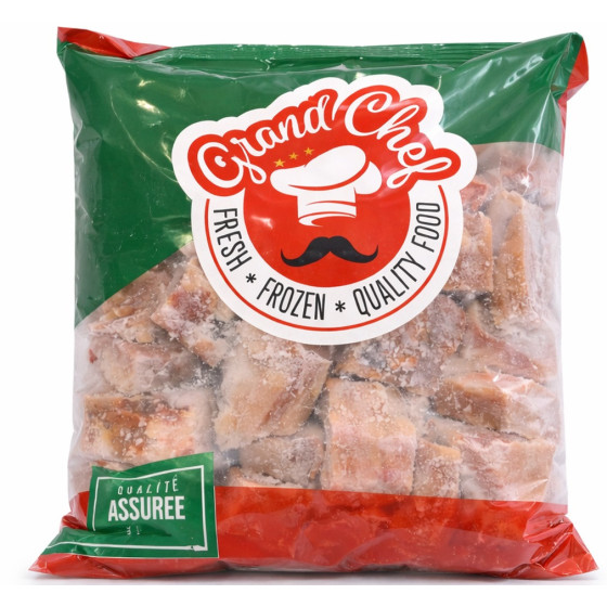 CUBE MASQUE BŒUF SURGELE GRAND CHEF ORIGINE ITALIE 1KG