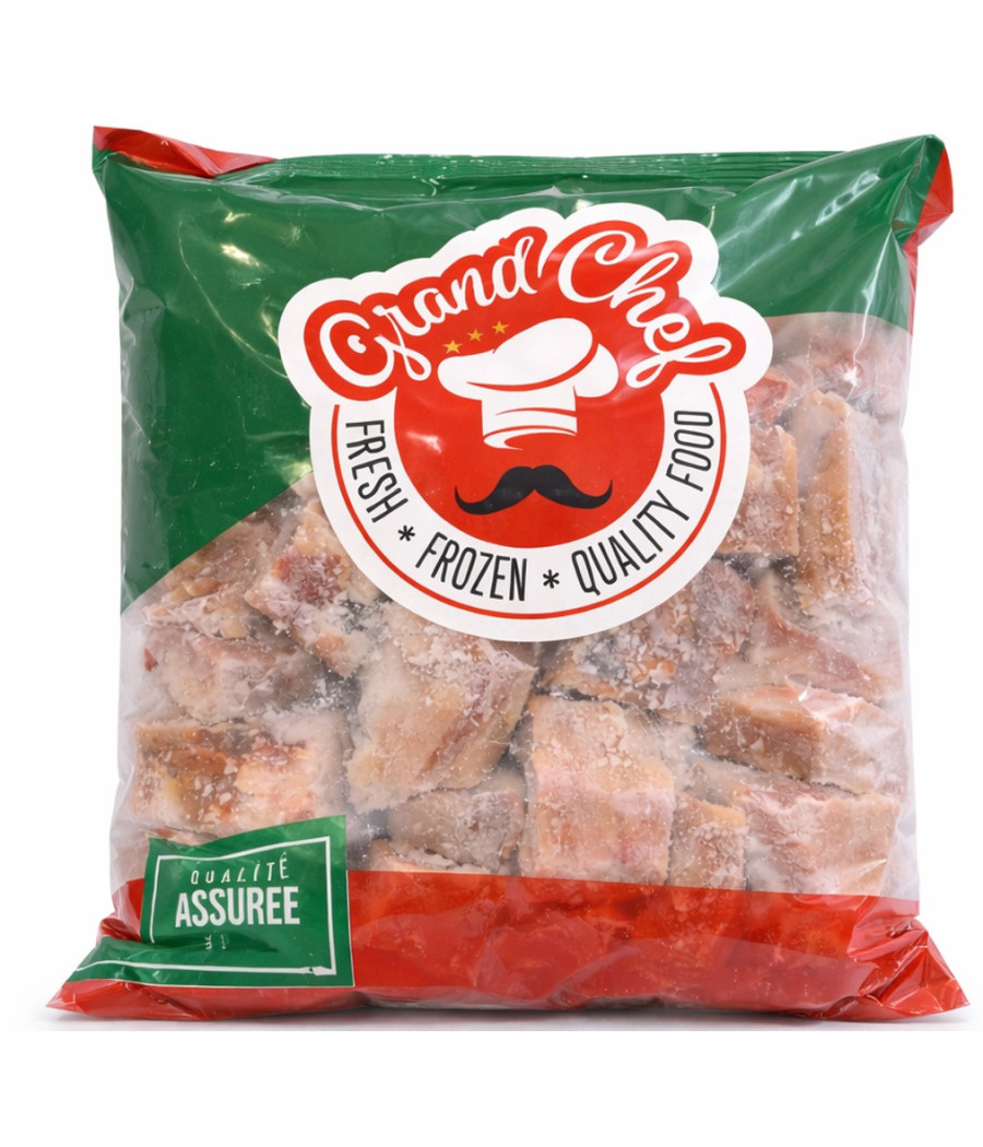 CUBE MASQUE BŒUF SURGELE GRAND CHEF ORIGINE ITALIE 1KG